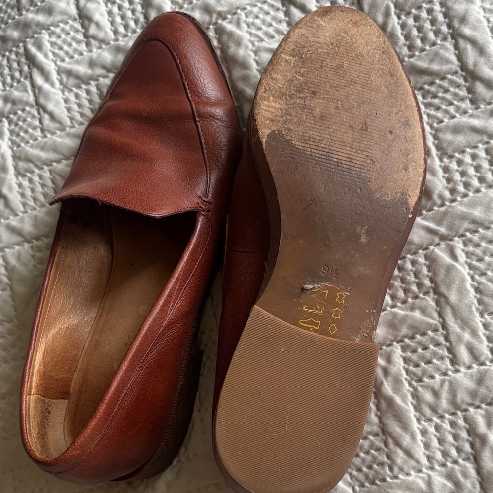 Madewell leather loafer/mule women’s size 9.5